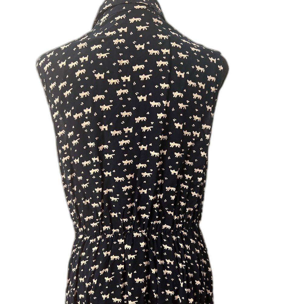 Allegra K Black and White Sleeveless Skater dress. Size Large.  Gently used 2x. - Picture 8 of 9